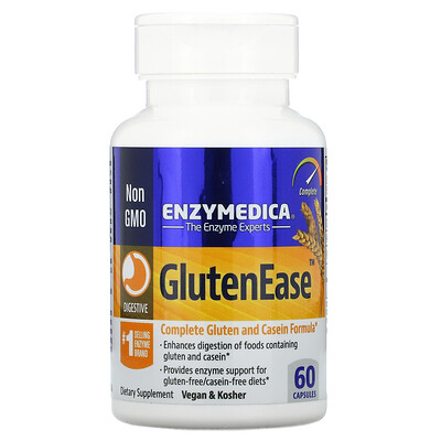 

Enzymedica GlutenEase, 60 капсул