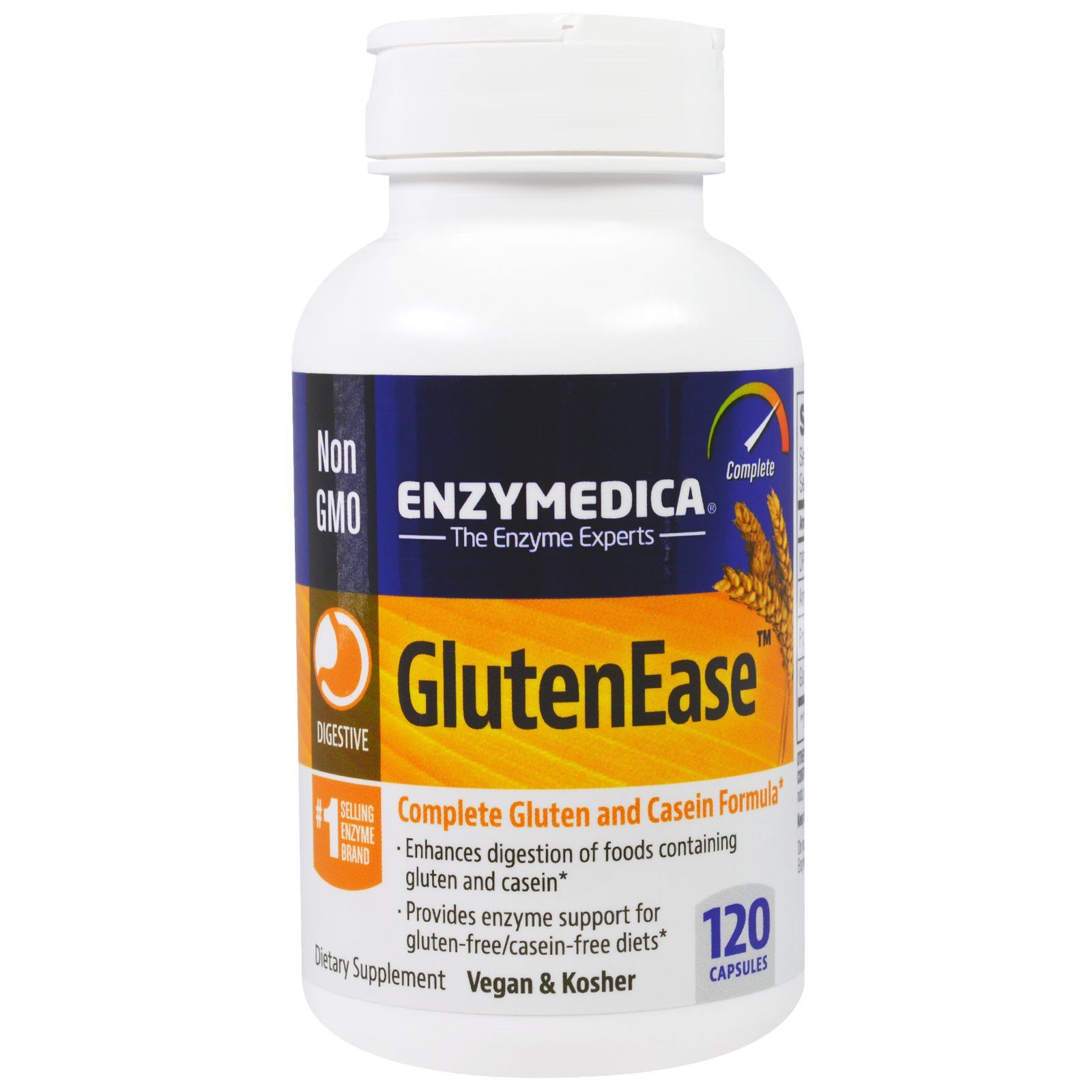 Enzymedica, GlutenEase, 120 Capsules - iHerb