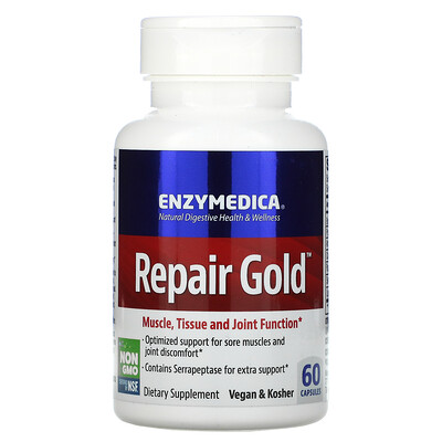 Enzymedica Repair Gold восстановление мышц тканей и суставов 60 капсул