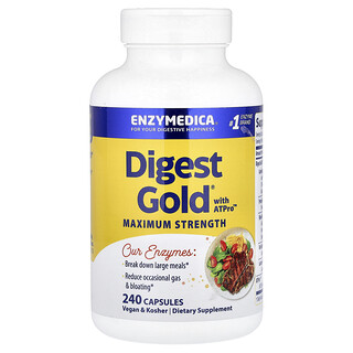 Enzymedica, Digest Gold® ATPro™-mal, 240 kapszula