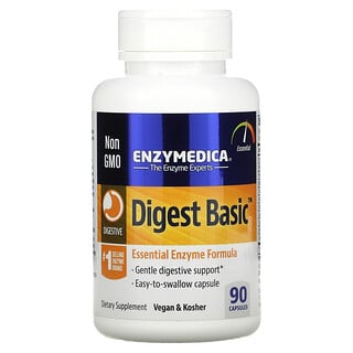 Enzymedica, Digest Basic, 필수 효소 포뮬라, 캡슐 90정
