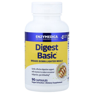 Enzymedica, 基础消化，90 粒胶囊