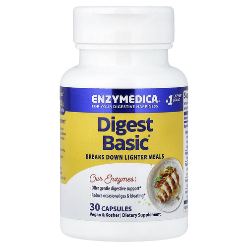 Enzymedica, Digest Basic®, 30 Capsules