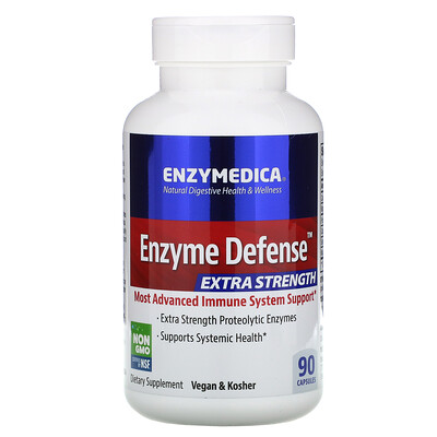 Enzymedica Enzyme Defense, усиленный, 90 капсул