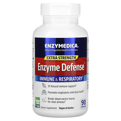 

Enzymedica Enzyme Defense, усиленный, 90 капсул