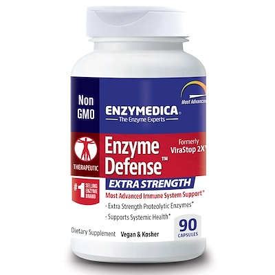 Enzyme Defense, усиленный, 90 капсул