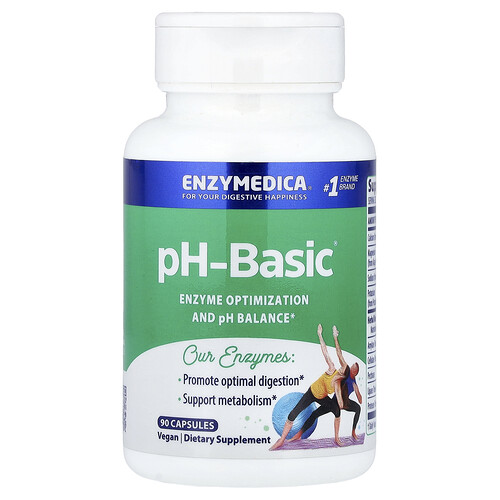 Enzymedica, pH-Basic®, 90 cápsulas