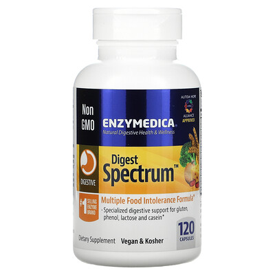 

Enzymedica Digest Spectrum Complete Food Intolerance Formula 120 Capsules