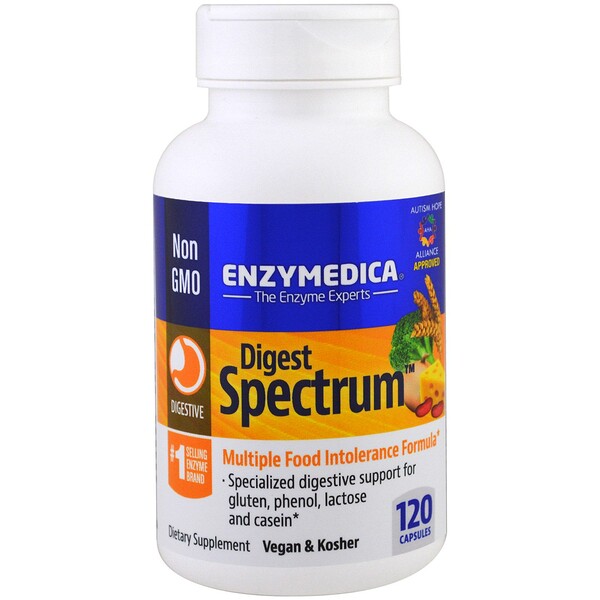 Enzymedica‏, Digest Spectrum, 120 כמוסות