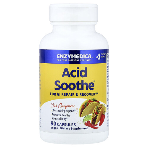 Enzymedica, Acid Soothe®, 90 cápsulas