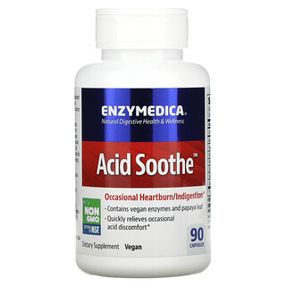 Enzymedica, Acid Soothe، 90 كبسولة
