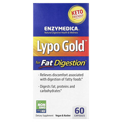 Lypo Gold™, для перетравлення жирів, 60 капсул