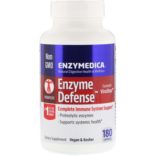 Enzymedica, Enzymverteidigung, 180 Kapseln