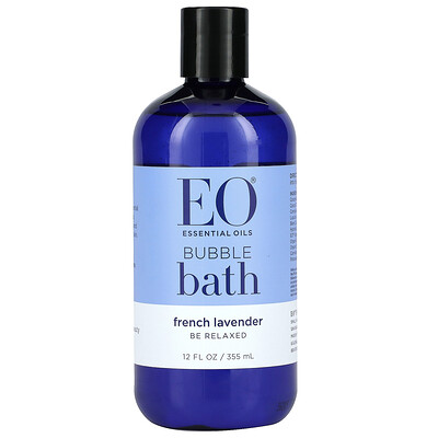 EO Products Bubble Bath French Lavender 12 fl oz (355 ml)
