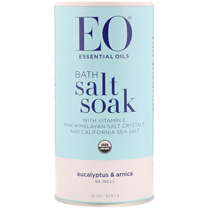 Отзывы о ИО Продактс, Bath Salt Soak, Eucalyptus & Arnica, 1.4 lbs (623.7 g)