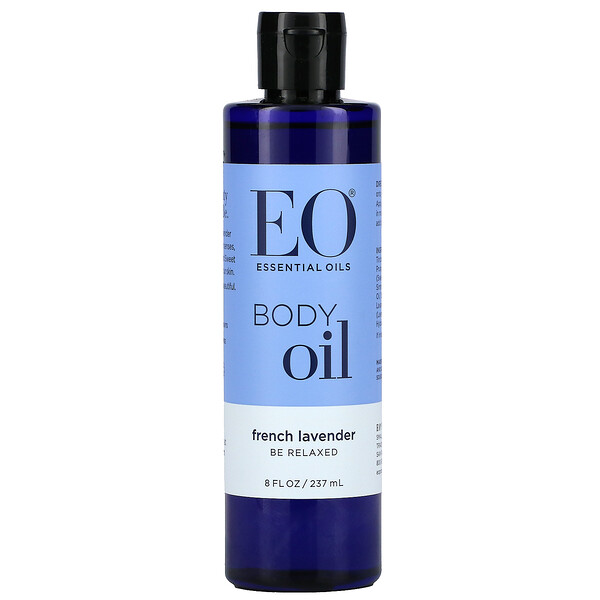 Body Oil, French Lavender, 8 fl oz (237 ml)