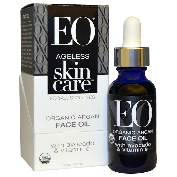 EO Products, Ageless Skin Care, Organic Argan Face Oil, 1 fl oz (30 ml