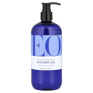 EO Products, Gel de ducha, Lavanda francesa calmante, 473 ml (16 oz. líq.)