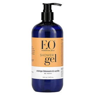 EO Products, Гель для душа, апельсиновый цвет и ваниль, 16 жидких унций (473 мл)