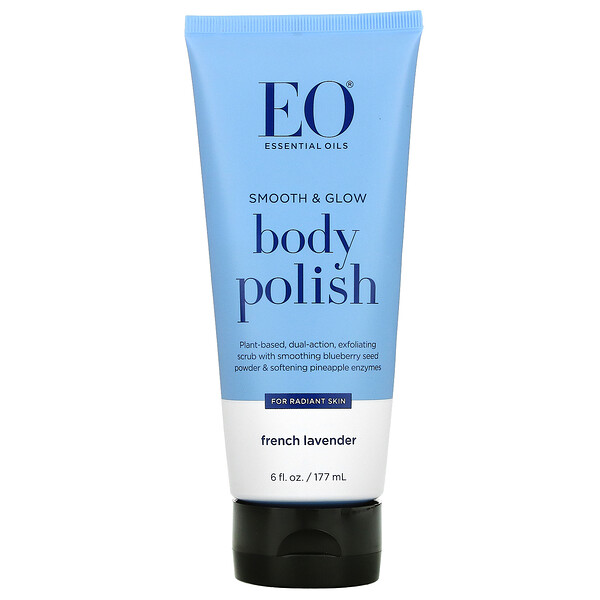EO Products‏, Body Polish, French Lavender, 6 fl oz (177 ml)