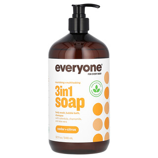 Everyone, 3 u 1 sapun, cedar + citrus, 946 ml