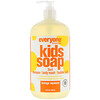 EO Products, Everyone for Every Body, Kids Soap, 3 in 1, Orange Squeeze, 32 fl oz (946 ml)