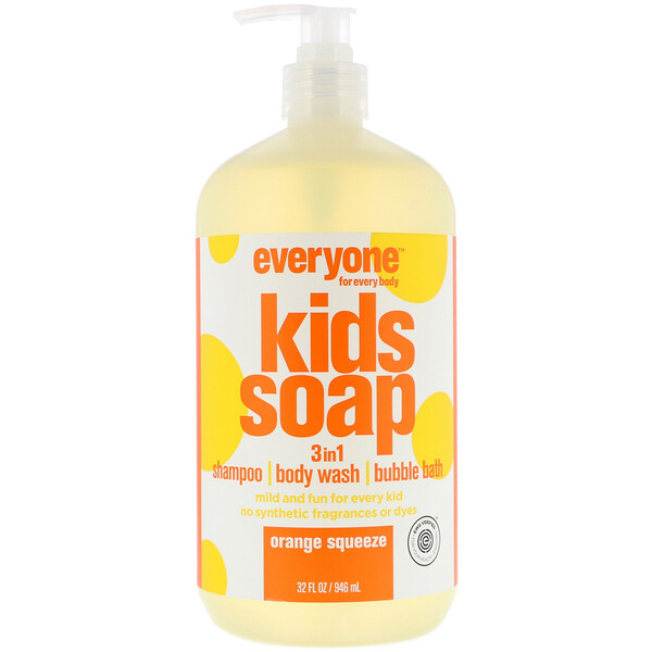 EO Products, ΠΠ΅ΡΡΠΊΠΎΠ΅ ΠΌΡΠ»ΠΎ Everyone Soap for Every Kid, Ρ Π°ΡΠΎΠΌΠ°ΡΠΎΠΌ Π°ΠΏΠ΅Π»ΡΡΠΈΠ½ΠΎΠ²ΠΎΠ³ΠΎ ΡΠΎΠΊΠ°, 32 ΠΆΠΈΠ΄ΠΊΠΈΡ
ΡΠ½ΡΠΈΠΈ (960 ΠΌΠ»)