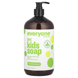 Everyone, Dječji sapun 3 u 1, tropski kokos, 946 ml