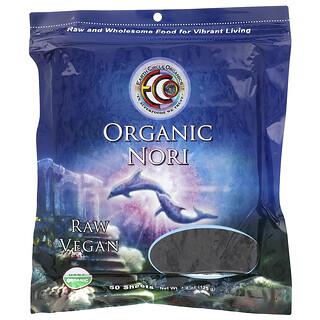 Earth Circle Organics, Nori Organik, 50 Lembar, 125 g (4,4 ons)