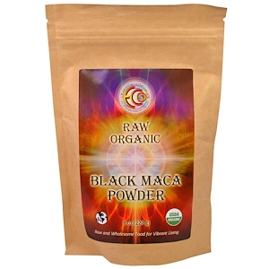 Earth Circle Organics, Maca Powder Black, Raw Organic, 8 oz (227 g)