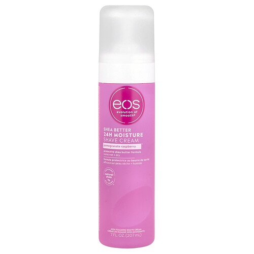EOS Shea Better 24H Moisture Shave Cream Pomegranate Raspberry 7 fl oz 207 ml