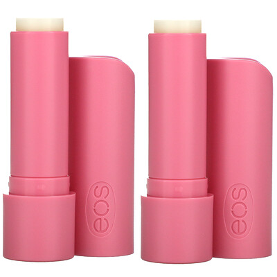 Купить EOS 100% органический натуральный бальзам для губ с маслом ши, клубничный сорбет, 2 шт. в упаковке, 4 г (0, 14 унции)