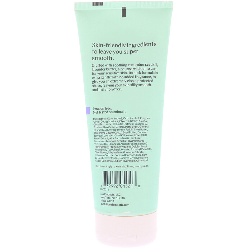 EOS, Shave Cream, Sensitive, 7 fl oz (207 ml ) - iHerb