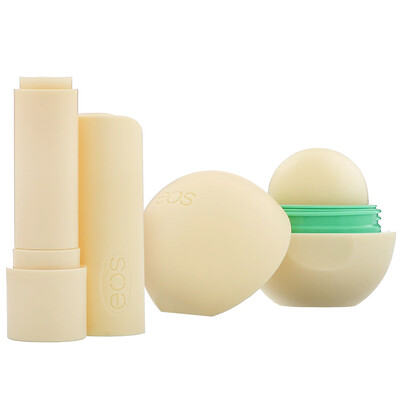 Купить EOS 100% натуральный бальзам для губ ши, ваниль, 2 шт. В упаковке, 11 г (0, 39 унции)