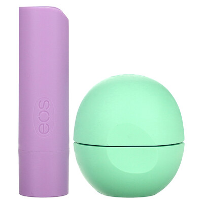

EOS, Super Soft Shea Lip Balm, Toasted Marshmallow & Triple Mint, 2 Pack, 0.39 oz (11 g)