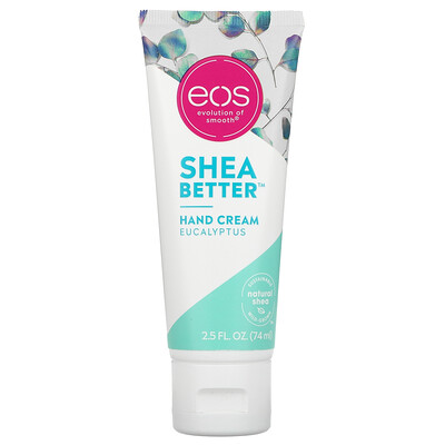 EOS Shea Better, Hand Cream, Eucalyptus, 2.5 fl oz (74 ml)