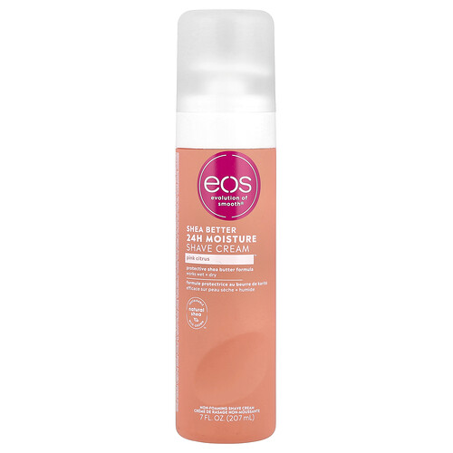 EOS Shea Better 24H Moisture Shave Cream Pink Citrus 7 fl oz 207 ml