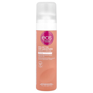 EOS, Shea Butter 24H Moisture Shave Cream, Pink Citrus, 7 fl oz (207 ml)