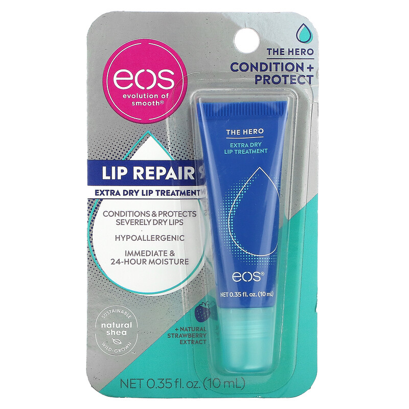 EOS, The Hero, Lip Repair Extra Dry Lip Treatment, 0.35 fl oz (10 ml