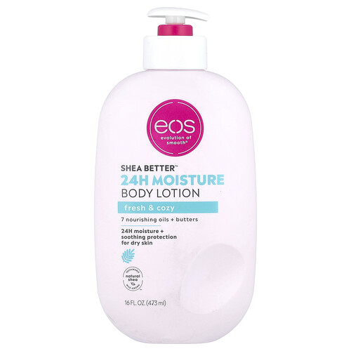 EOS Shea Better 24H Moisture Body Lotion Fresh  Cozy 16 fl oz 473 ml