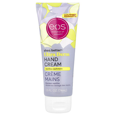 EOS Shea Better Ultra Derm Hand Cream Vanilla Cashmere 25 fl oz 74 ml