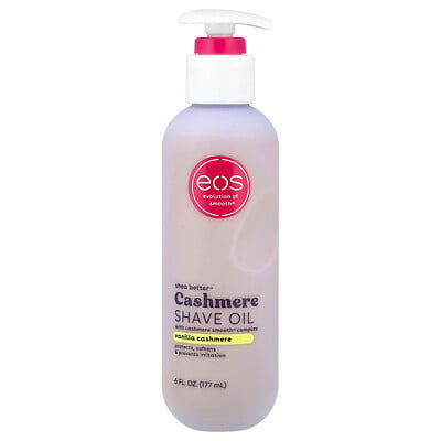 EOS Shea Better Cashmere Shave Oil Vanilla Cashmere 6 fl oz 177 ml