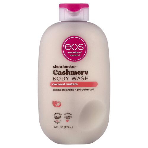 EOS Shea Better Cashmere Body Wash Coconut Waters 16 fl oz 473 ml