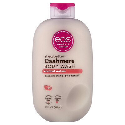 EOS Shea Better Cashmere Body Wash Coconut Waters 16 fl oz 473 ml