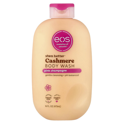 EOS Shea Better Cashmere Body Wash Pink Champagne 16 fl oz 473 ml