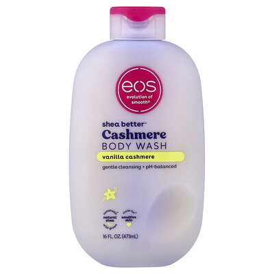 EOS Shea Better Cashmere Body Wash Vanilla Cashmere 16 fl oz 473 ml
