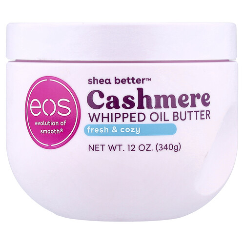 Eos Shea Better™, Cashmere Whipped Oil Butter, Fresh & Cozy, 12 oz (340 g)