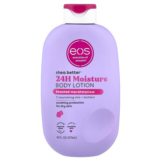 EOS, Shea Better™, 24H Moisture Body Lotion, Toasted Marshmallow, 16 fl oz (473 ml)