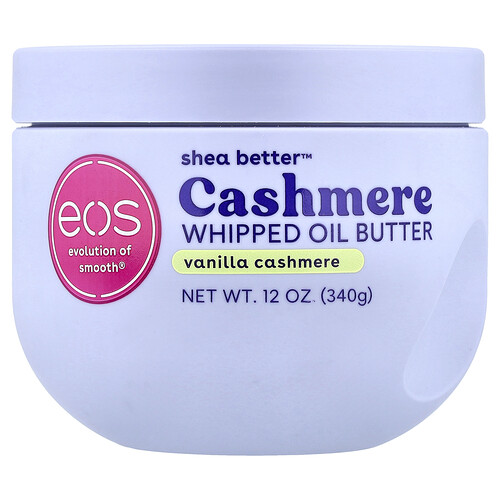 Eos Shea Better™, Cashmere Whipped Oil Butter, Vanilla Cashmere, 12 oz (340 g)