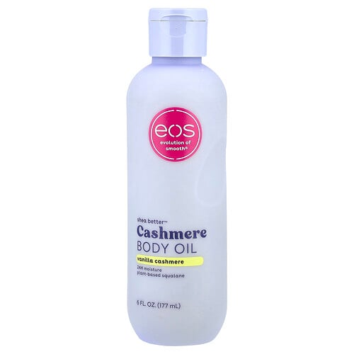 Eos Shea Better™, Cashmere Body Oil, Vanilla Cashmere, 6 fl oz (177 ml)